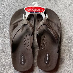 Men’s Okabaski flip flops L 8-8.5